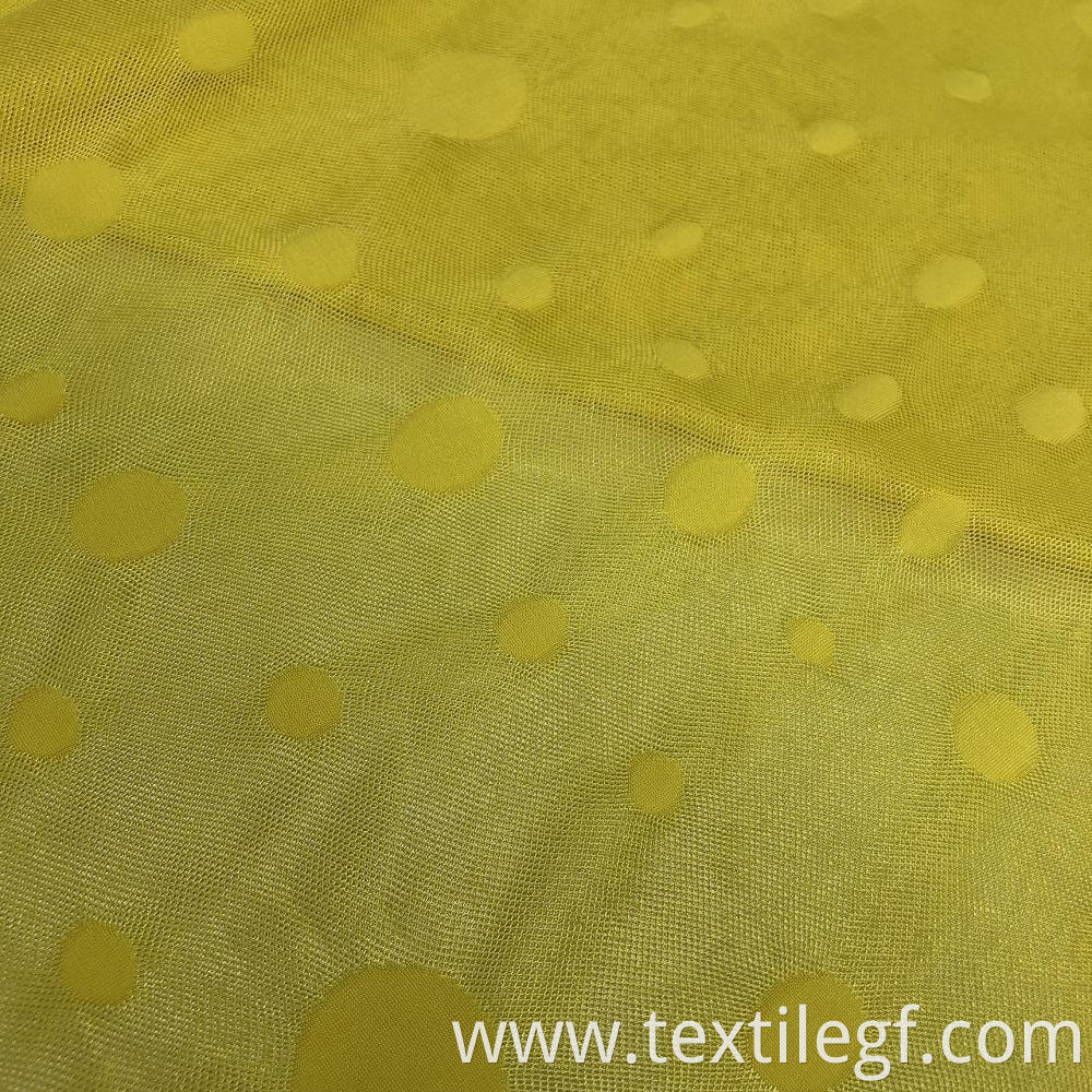 Jacquard Knitting Fabric (Yellow)